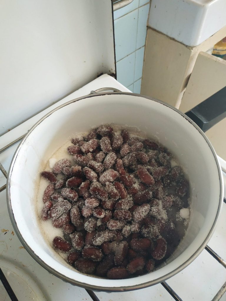 haricots rouges et sucre pour faire de l anko