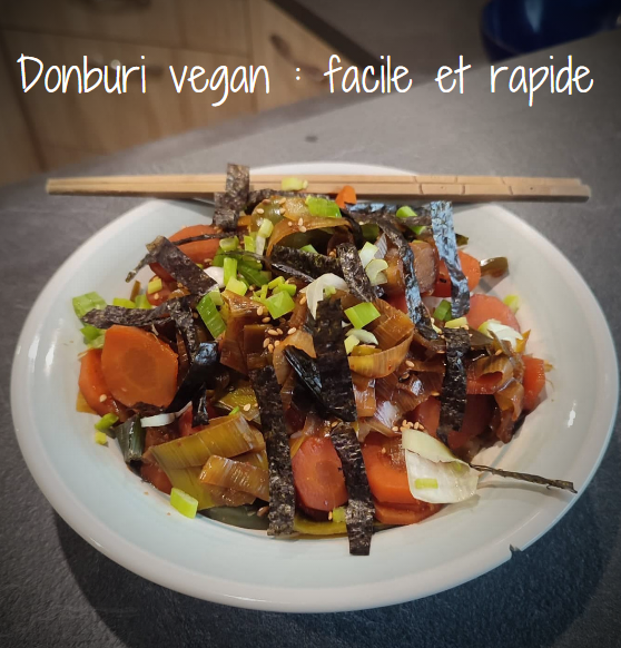 Donburi vegan pret a deguster