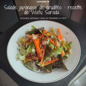 salade japonaise prête à déguster