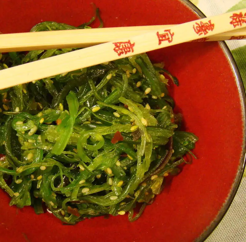 Comme l'algue nori, l'algue wakame se cuisine de diverses façon dont en salade